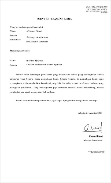 Contoh Surat Pernyataan Mosi Tidak Percaya Surat Lamaran Kerja