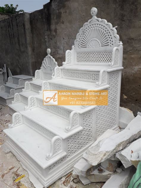 Outdoor Rectangluar Makrana Marble Masjid Mimbar At Rs 50000 Piece In