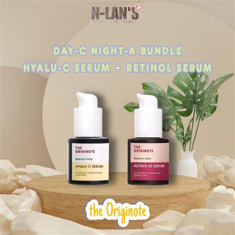 Jual The Originote Serum Hyalu C Dan Retinol Serum Bundle Pcs Shopee