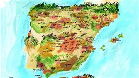 El mapa de los vinos de España primer viñedo del mundo