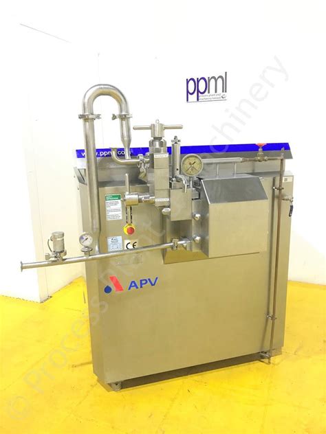 Used 700 LPH APV Gaulin G24 8 7B High Pressure Homogeniser PPM Ltd