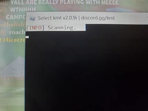 Every Time I Tried To Run Krnl And Inject The Script The Screen Freezes