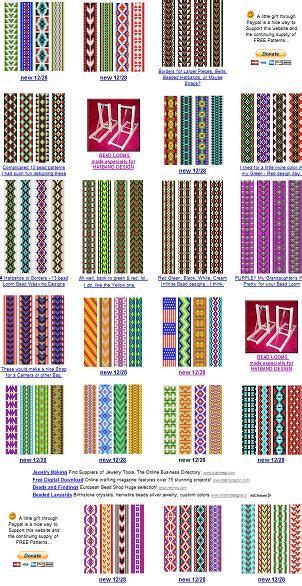 Bead Loom Patterns 8 Rows - juquersermagra