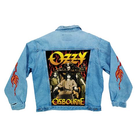 No Rest For The Wicked Denim Jacket Ozzy Osbourne Official Store