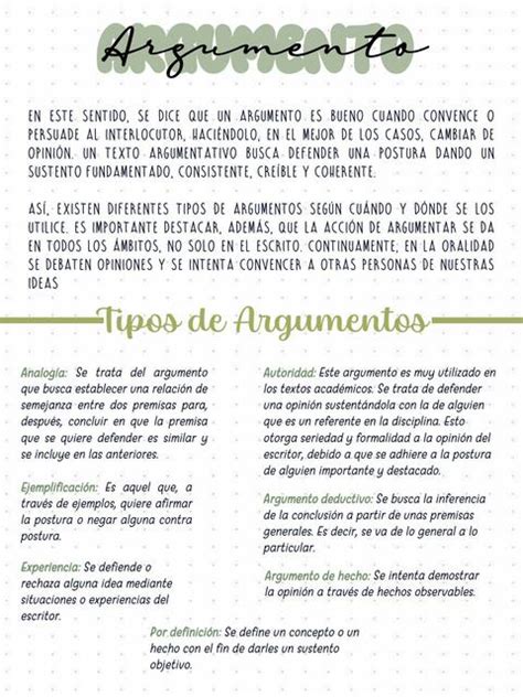 Argumento Y Tipos De Argumentos Bryan Garcia UDocz