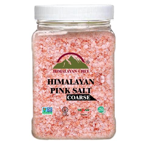 Buy Himalayan Chef Pink Himalayan Salt Coarse Grain Plastic Jar