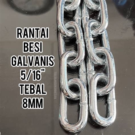 Jual Rantai Besi Kapal Berat Galvanis Inch Mm Dan Meter