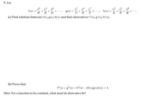 Solved 7 Let