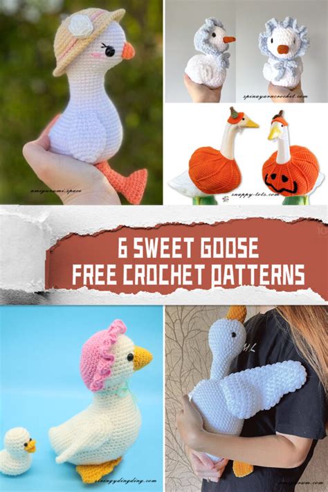 Sweet Goose Free Crochet Patterns Igoodideas