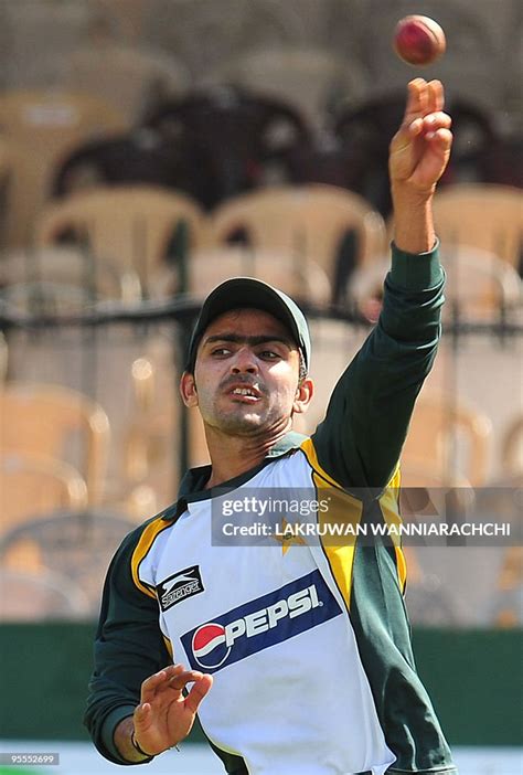 pakistan cricketer fawad alam takes part   practice session