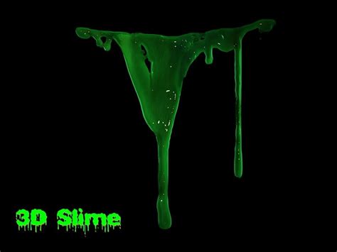 3d Slime Set 10 3d Model Cgtrader