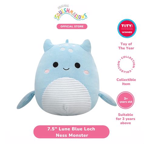 Jual Squishmallows Lune The Blue Loch Ness Monster 7 5 Inch Boneka