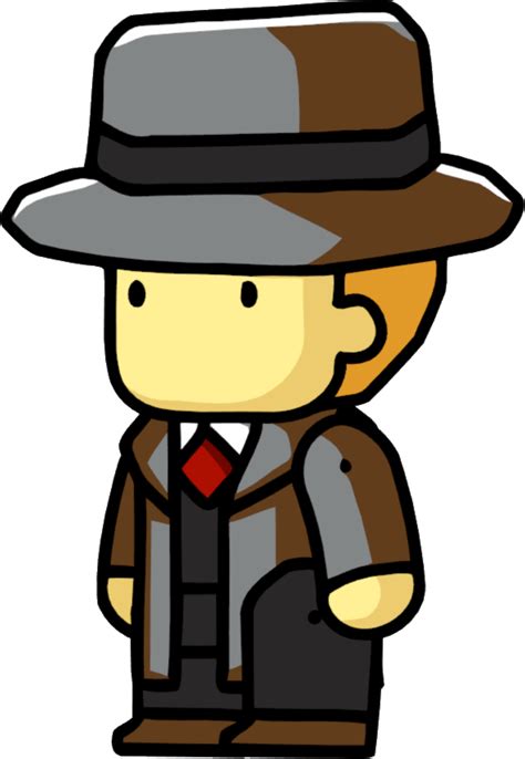 Scribblenauts Detective Transparent Png Stickpng