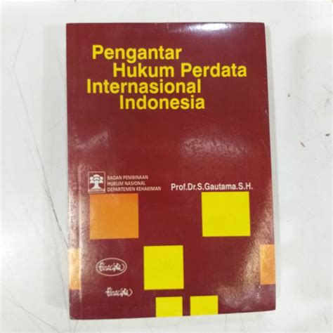 Jual Pengantar Hukum Perdata Internasional Prof Dr Sudargo Gautama