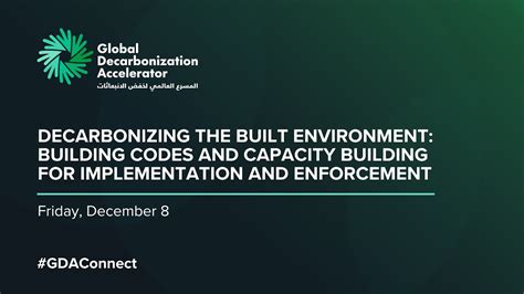 Gda Connect Decarbonizing The Built Environment Building Codes And