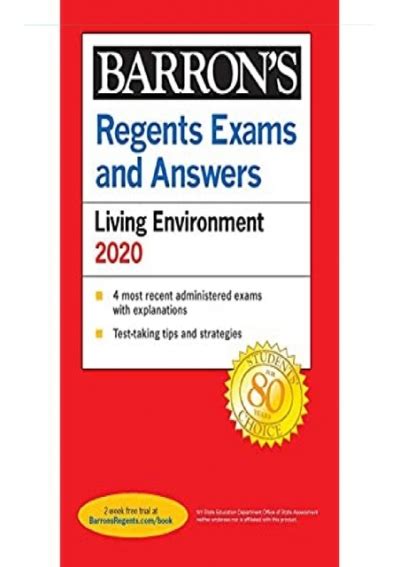 Pdf Regents Exams And Answers Living Environment Barron S