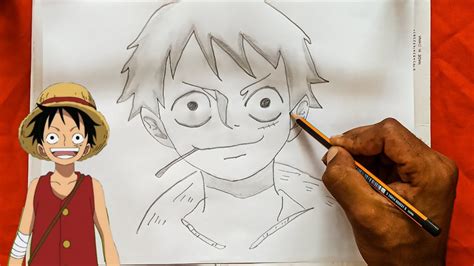 رسم انمي سهل طريقة رسم لوفي من أنمي ون بيس خطوة بخطوة تعليم الرسم