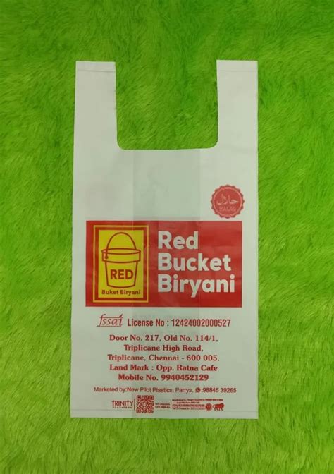 W Cut Printed Biodegradable Plastic Carry Bag Kg At Rs Kg In Chennai