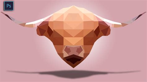 How To Low Poly Effect In Photoshop Min Low Poly Art Tutorial