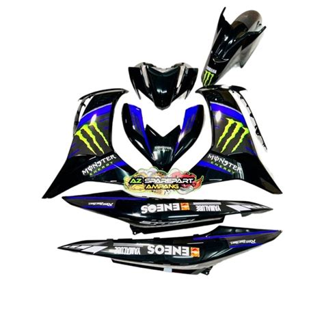 COVERSET YAMAHA LC V8 MONSTER Shopee Malaysia