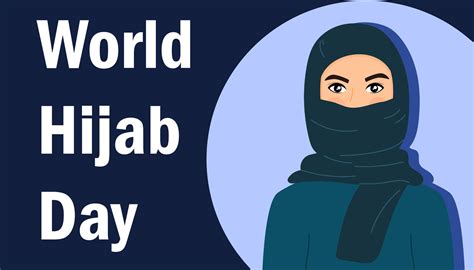 World Hijab Day Flat Design Poster Flyer Poster Design Girl In