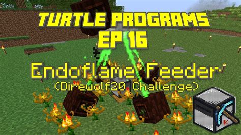 ComputerCraft: Turtle Programs, Ep 16: Botania Endoflame Feeder - YouTube