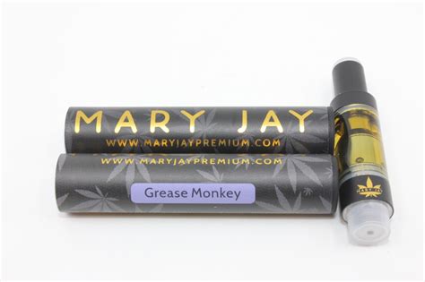 0 5ml GREASE MONKEY MARY JAY TRIPLE DISTILLED THC VAPE High