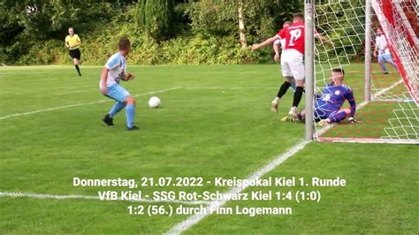 Vfb Kiel Rot Schwarz Kiel Finn Logemann Youtube