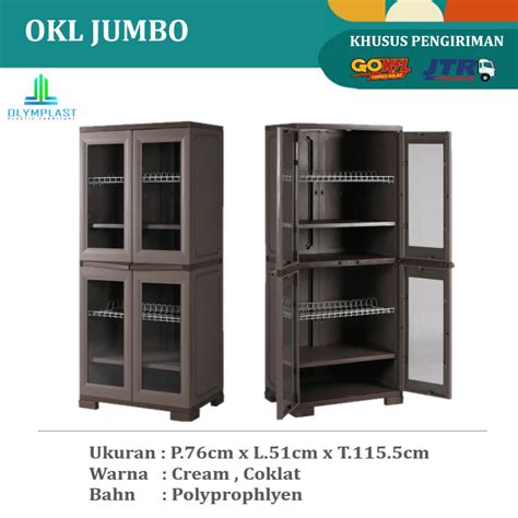 Jual Olymplast Lemari Piring Kitchen Locker OKL A1 OKL JUMBO