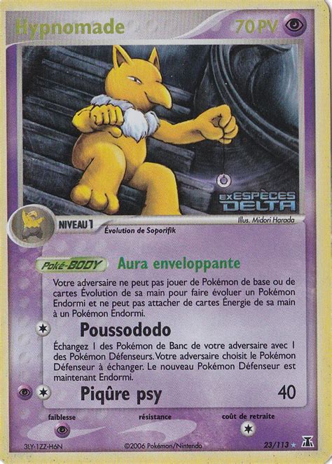 Hypnomade Ex Esp Ces Delta Carte Pokemon