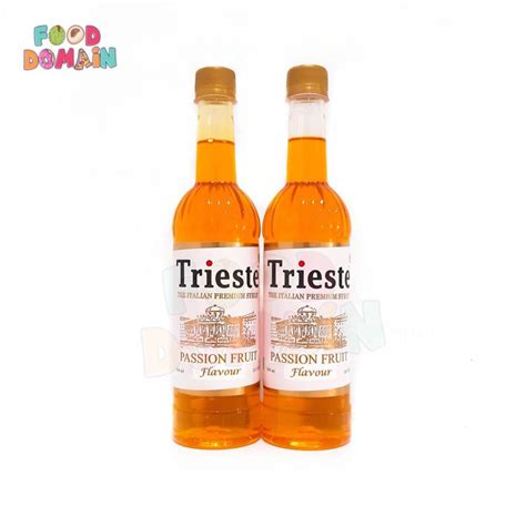 Jual Trieste Syrup Passion Fruit Sirup Rasa Markisa 650ml Shopee