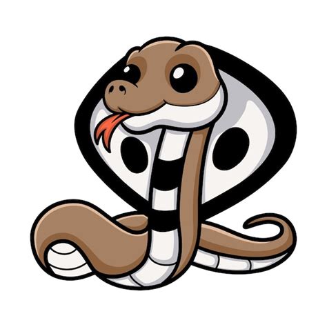 Premium Vector Cute Indian King Cobra Cartoon