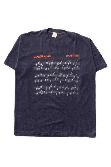 Vintage Margie Adam Naked Keys T Shirt 1980s Etsy