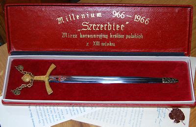 Vintage Polish Szczerbiec Coronation Sword Letter Opener Poland