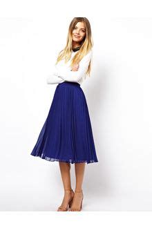 Asos Midi Skirt With Pleats Asos Midi Skirt Blue Midi Skirt Midi Skirt