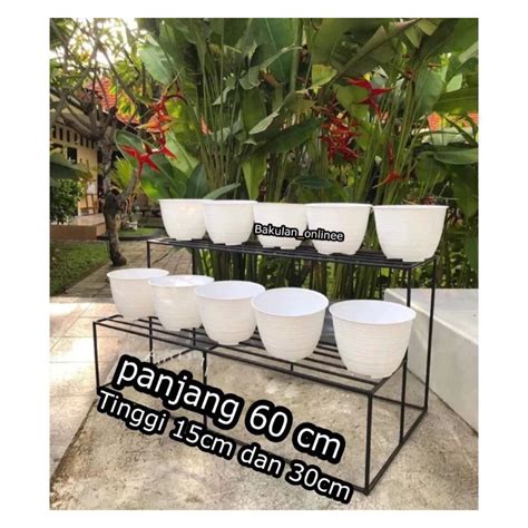 Jual Standing Pot Bunga Susun Besi Sni Rak Susun Rak Bunga Susun