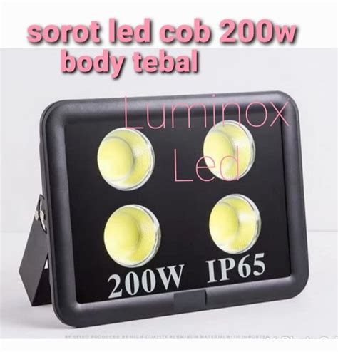 Jual Flood Light Led Cob 4mata 200w 200 Watt Sorot 200watt Tembak Led