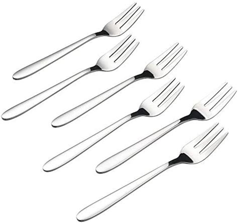 Kyraton Dessert Forks Pieces Cm Stainless Steel Cake Fork Tea