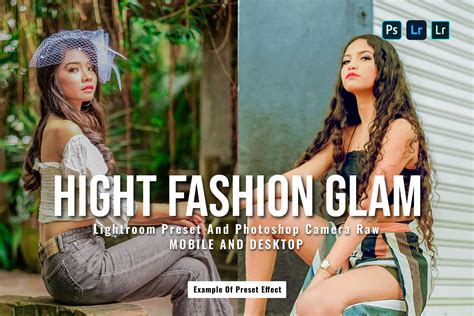 15 Hight Fashion Glam Lightroom Presets Graphic By ZHidayat Creative