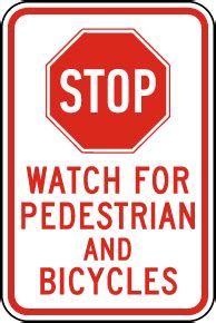 Yield To Pedestrian Signs Large Selection Ships Fast