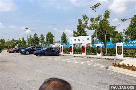 Tesla Largest Supercharger Station Launch Gamuda Cove Paul Tan S