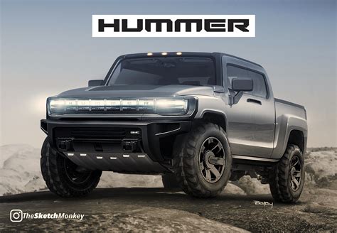 2022 Gmc Hummer Ev Render New Logo The Fast Lane Truck