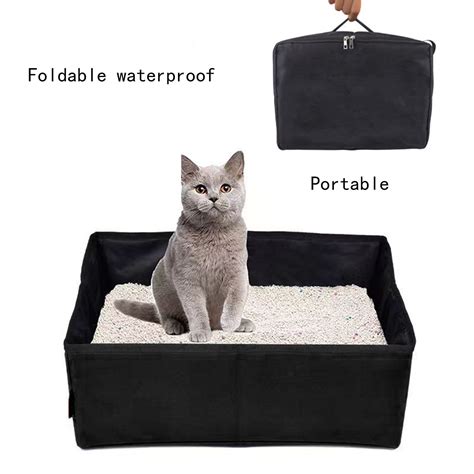 Toprenddon Large High Sided Cat Litter Box With Framelitter Box Semi