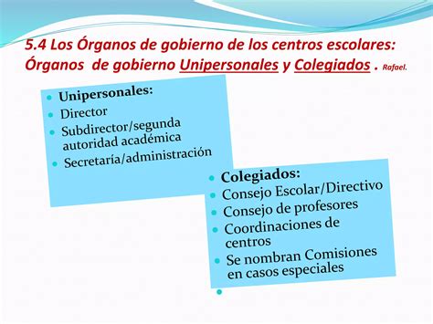 La Estructura Organizativa De Los Centros Educativos PPT Descarga