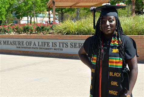 Commencement Spotlight Justina E Benson Sam Houston State University