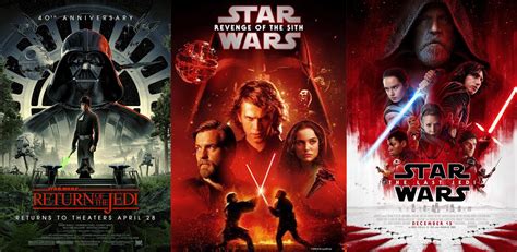 My favorite movie of each trilogy! : r/StarWars