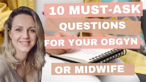 10 Must Ask Questions To Your Obgyn Or Midwife Youtube