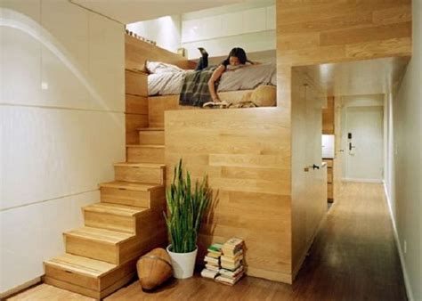 19 Cool Adult Loft Bed With Stairs Designs