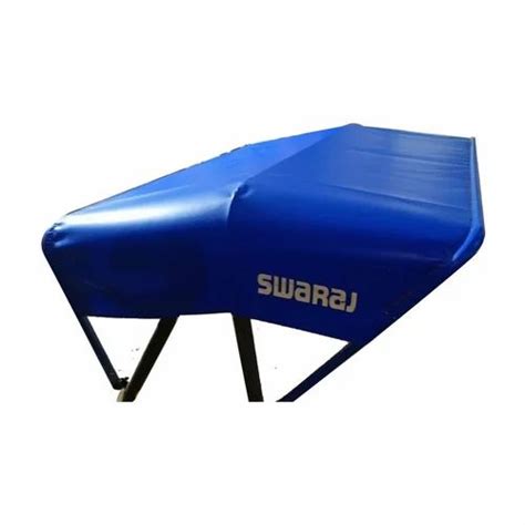 Pvc Ms Frame Blue Swaraj Tractor Roof Canopy Model Name Number