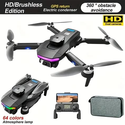 GPS Drone 5G Brushless Drone With Gradient Ambient Light 360 ° Obstacle ...